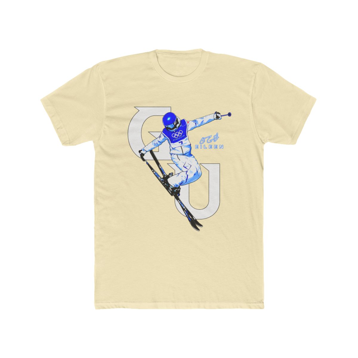 Premium Eileen Gu Olympic Ski 2026 Signature T Shirt - 2020 Trending Tees - alternate angle 4, merchandise